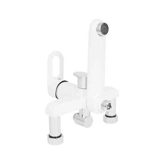 Душевая система универсальная Lidz Latwa 1031 на три потребителя (с изливом) (k35) White LDLAT1031WHI48994 Киев