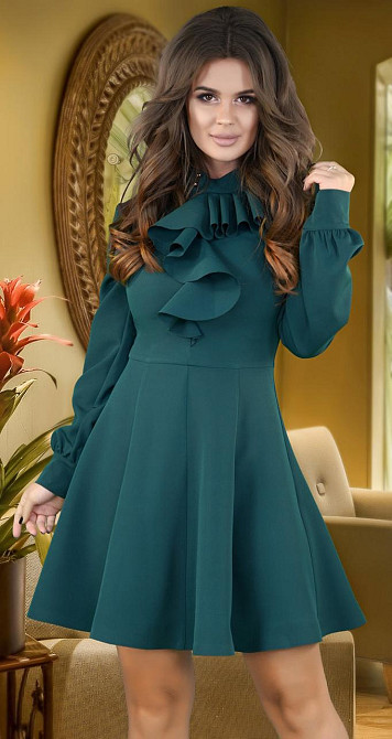 Красивое платье с расклешенной юбкой (46) Киев - изображение 2