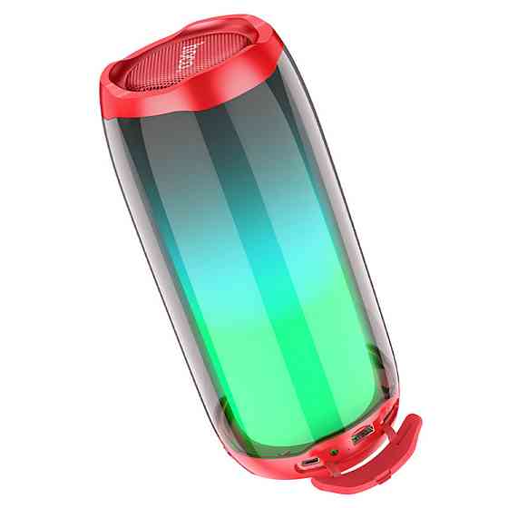 Вluetooth колонка Hoco HC8 red с LED-подсветкой Винница