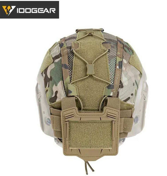 Тактический кавер на шлем FAST с противовесом (карманом для батареи) Мультикам Киев - изображение 5