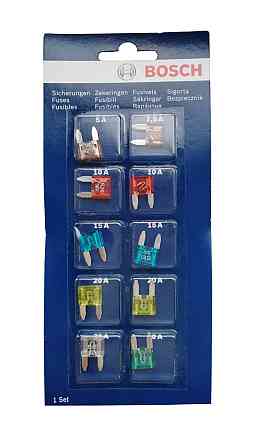 Комплект предохранителей BOSCH (1x5/7.5/25/30A; 2x10/15/20A) mini Харьков