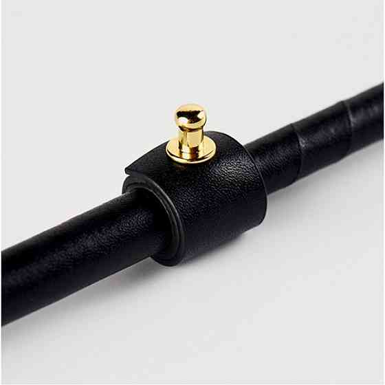 Стек шкіряний із позолотою Riding Crop UPKO Sex Aura Київ
