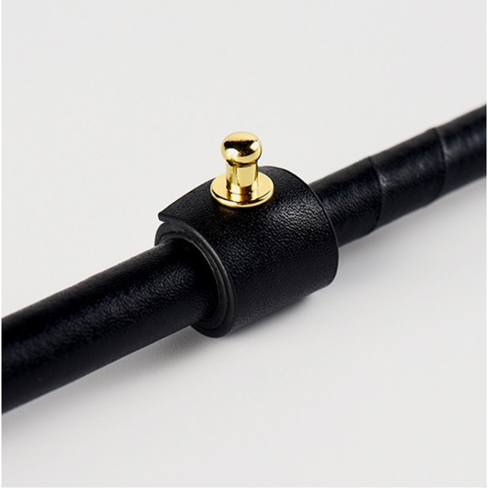 Стек шкіряний із позолотою Riding Crop UPKO Sex Aura Київ - фото 5