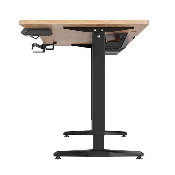 Геймерський стіл 1stPlayer Moto-GT 1460 ( чорний з коричневим ) Харьков