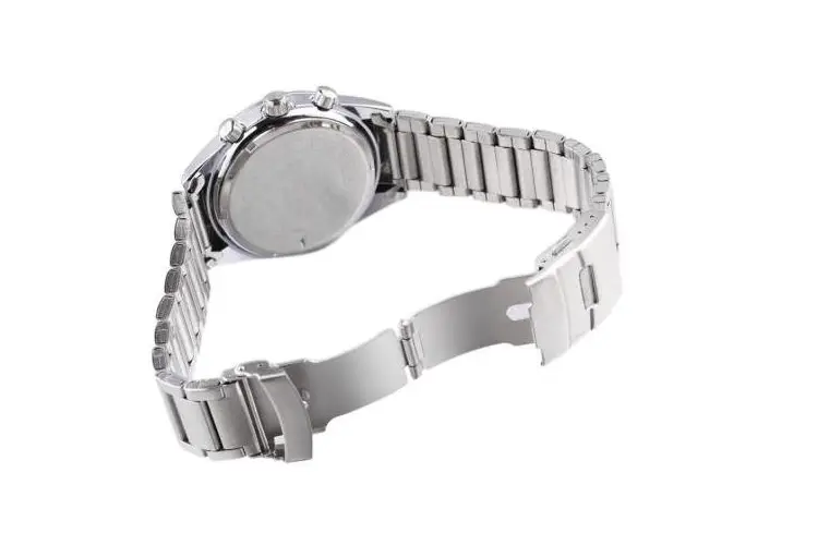 Мужские наручные часы Skmei Tandem 9096 Серебристые с синим Винница - изображение 7