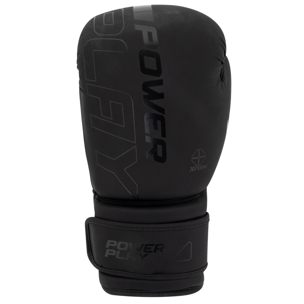 Боксерські рукавиці PowerPlay 3024 Ultra Mat Чорні 12 унцій Кам'янське - фото 2