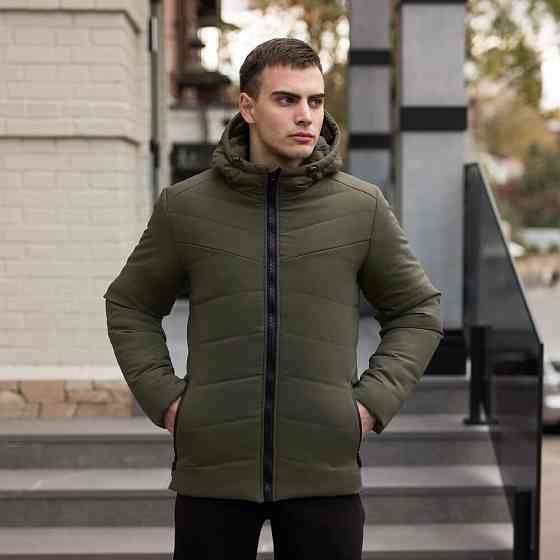 Чоловіча зимова Куртка з капюшоном Pobedov Winter Jacket Dzen Київ