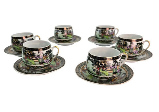 Сервиз для чая 6 персон из фарфора Музыканты Киев - изображение 2