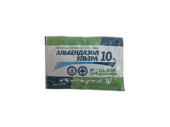 Альбендазол ультра - 10% порош. уп - 10г ТМ O.L.KAR Solmir Киев