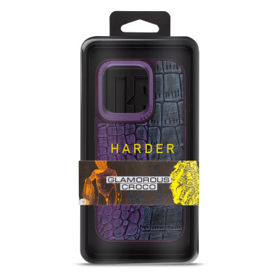 Чохол до мобільного телефона Harder Glamorous Croco Apple iPhone 15 Pro Dark Purple (ARM76763) Вінниця - фото 3