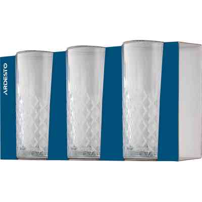 Набор стаканов Ardesto Alba 356 мл 3 шт (AR2635AB) Винница