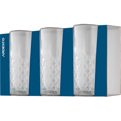 Набор стаканов Ardesto Alba 356 мл 3 шт (AR2635AB) Винница - изображение 2