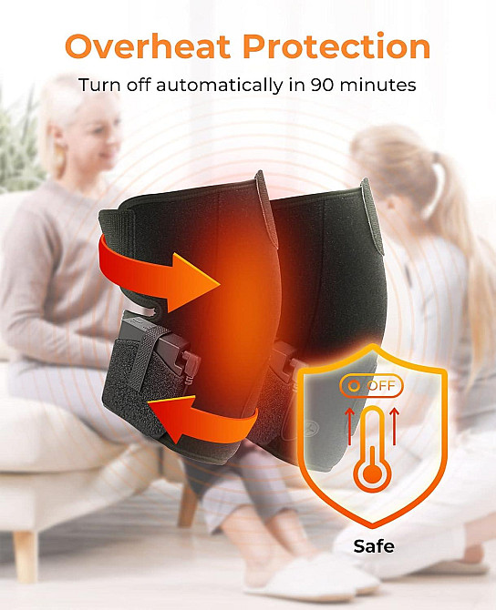 Акумуляторна грілка - бандаж для коліна Aroma Season HNB -322 Луцк - изображение 3