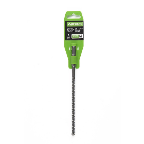 Бур для бетону SDS+ 8*210 мм S4 APRO Житомир - фото 1