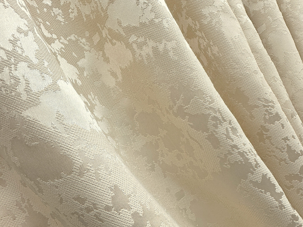 Комплект коротких штор VR-Textil Льон мармур Pavliani ХО № 1909ш Кремовий 130х170 см 2 шт (35-0412) Київ - фото 5