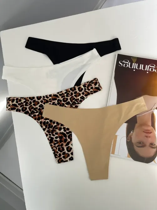 Бесшовные стринги (бежевый цвет) М,L размер Киев - изображение 2