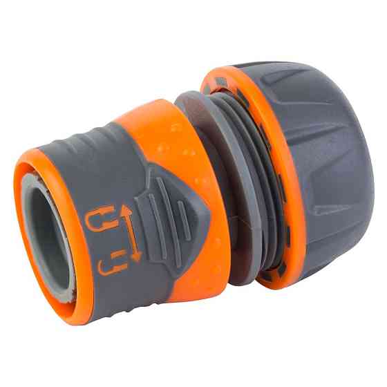 Конектор 1⁄2" швидкознімний для шланга 3⁄4" із замком (ABS+TPR) FLORA (5015484) Київ
