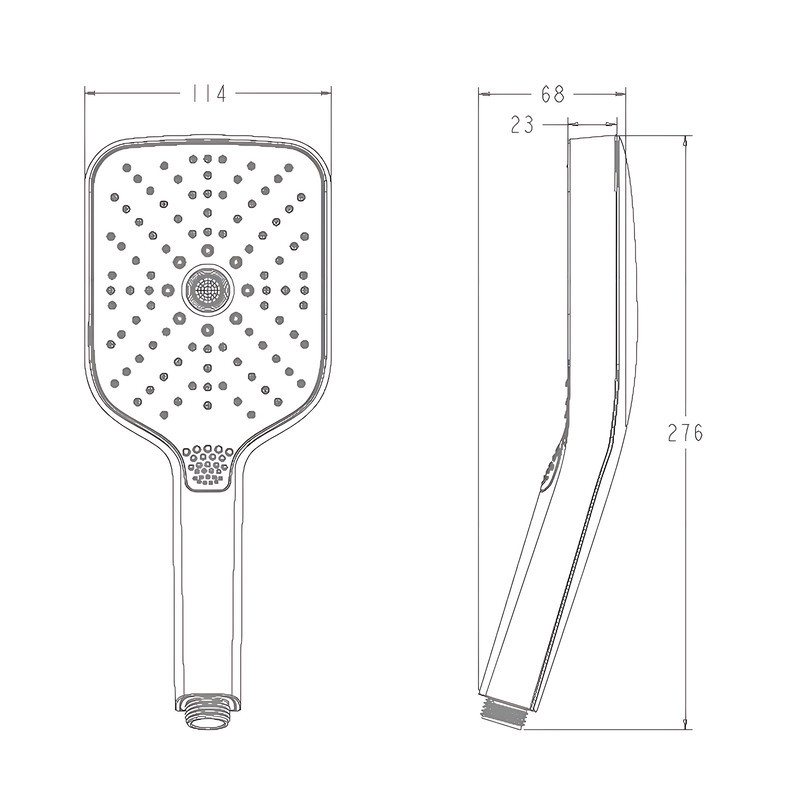 Лійка для душу Koer KP-0412-01 3 функції (Колір хром) (KR5416) Київ - фото 3