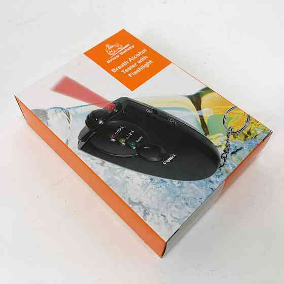 Алкотестер для особистого користування 2 x ААА, Прилад для вимірювання алкоголю в крові, FD-824 Алко тест Київ