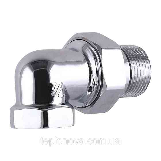 Сгон-американка угловой SOLOMON 3/4″ CHROM 1600 Черновцы