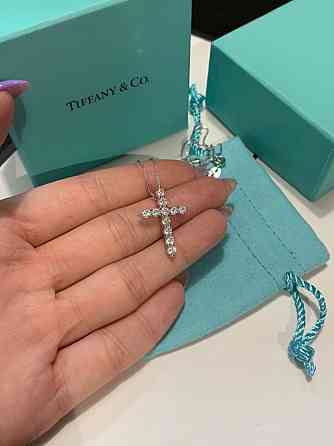 Крестик Tiffany Тиффани, серебро 925 пробы / Брендовая упаковка Тиффани Одесса