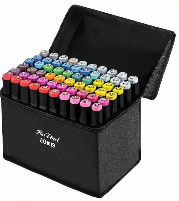 24 - 262 шт Маркери набір Touch Фломастеры для скетчінгу тач малювання.  !! Харків - фото 6