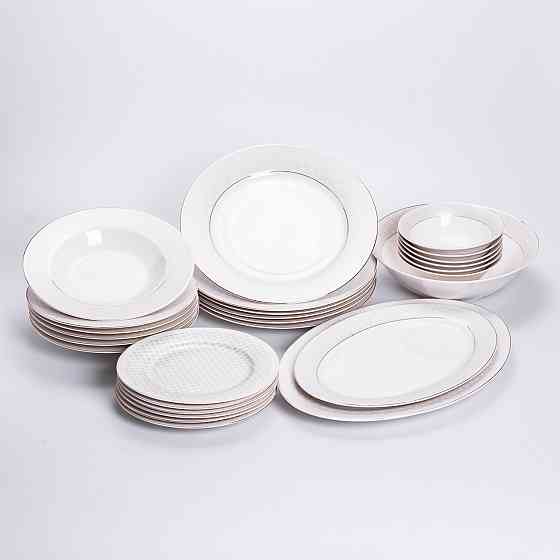 Yiwu Столовий сервіз з порцеляни Claire на 6 осіб 27 предметів HP-HK-2 Коломия