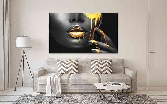 Картина холст в гостиную / спальню   Дівчина   MLP_149 50x100 см Киев