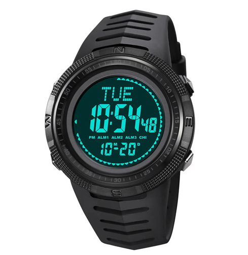 Часы наручные SKMEI 2147BKBK, BLACK-BLACK, Compass, 10321 Днепр - изображение 4