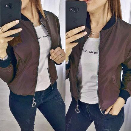 Жіноча вітровка "Ring" оптом | Розпродаж моделі 42-44, Бордовий Київ - фото 5