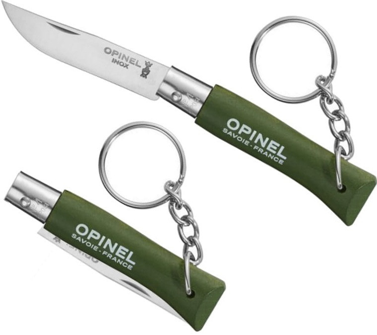 Універсальний Складаний Ніж - брелок Opinel No.4 "Origins brelok Khaki" (002054) Нержавіюча сталь Нововолинськ - фото 3