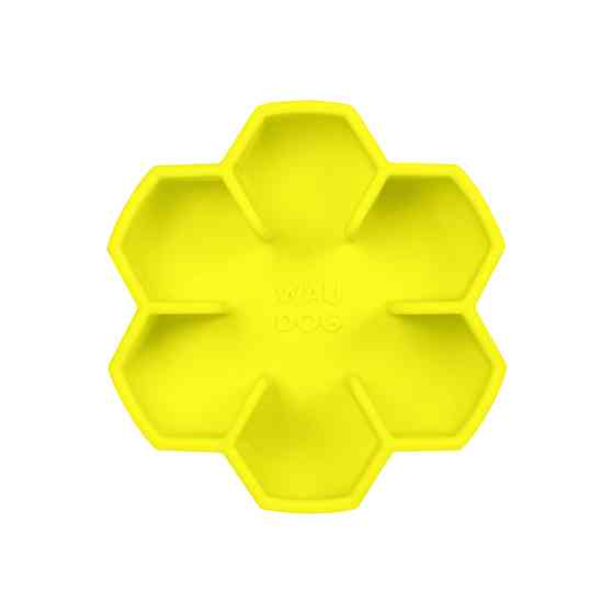 Миска для медленного питания WAUDOG Silicone, 450 мл, желтый Киев
