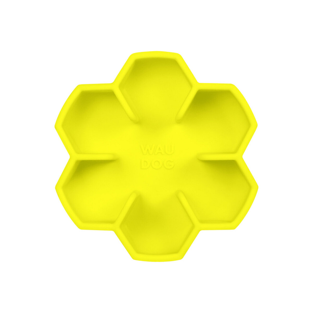 Миска для медленного питания WAUDOG Silicone, 450 мл, желтый Киев - изображение 3