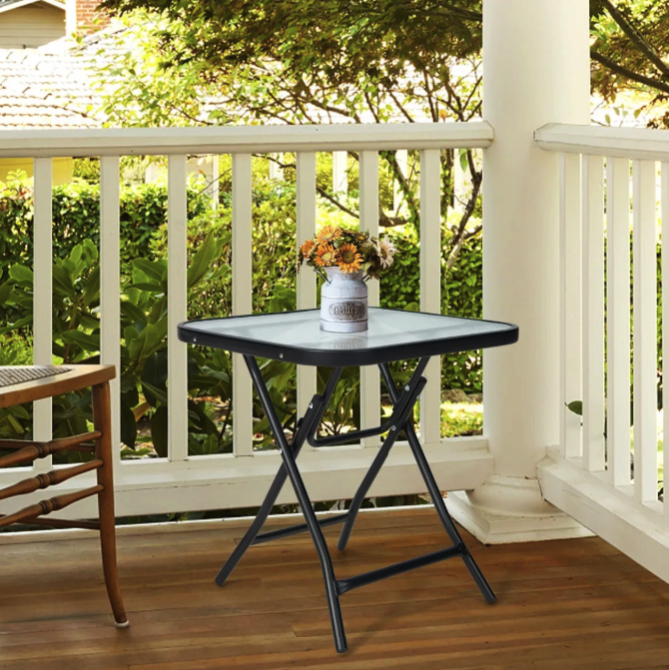 Садовий стіл Costway Kontrast розкладний Київ - фото 6