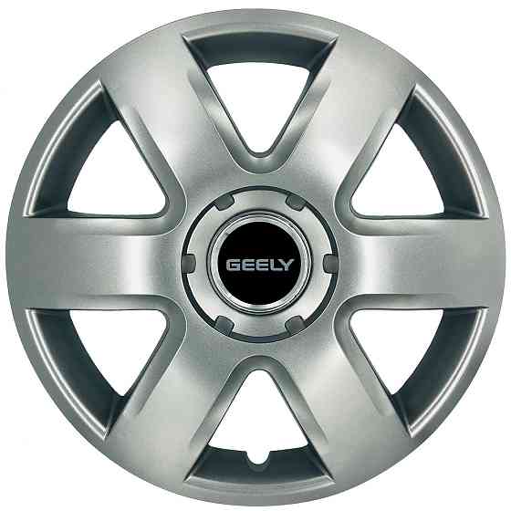 Автомобильные модельные колпаки R15 Geely 337 4шт, SJS, серебристые Киев