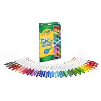 Фломастери Crayola Supertips (washable), 50 шт (7555) Вінниця