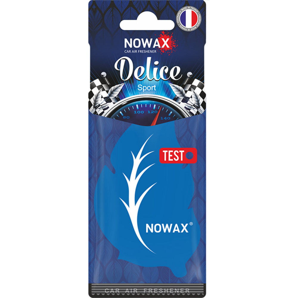 Ароматизатор повітря целюлозний Nowax серія Delice - Sport Київ - фото 1