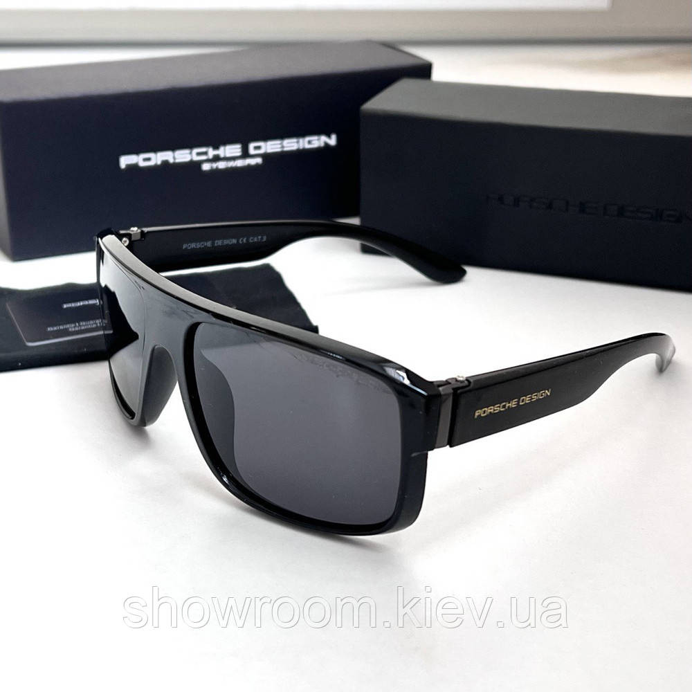 Мужские солнцезащитные очки с поляризацией Porsche Design (1385) Киев - изображение 4