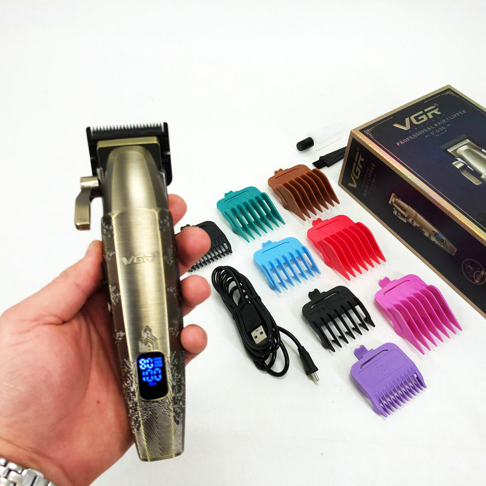 Чоловічий тример для окантовки, Професійна машинка для стрижки волосся Набір машинок стрижки DP-10 Івано-Франківськ - фото 10