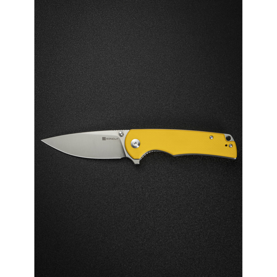 Ніж складаний туристичний Sencut Praktisk, (9.1 см) 9Cr18MoV / G10 жовтий Київ - фото 15
