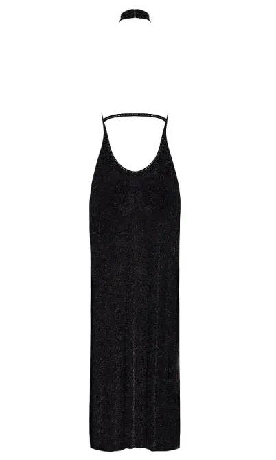 Сукня Noir Handmade F372 Onyx Twin-slit Long dress XS Львов - изображение 7