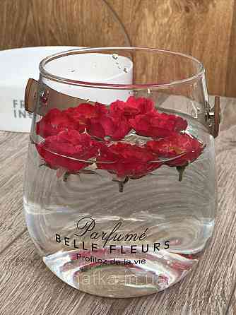 Кашпо ваза "Скляний глянець" 14*12 см Olens DL21022526 Київ