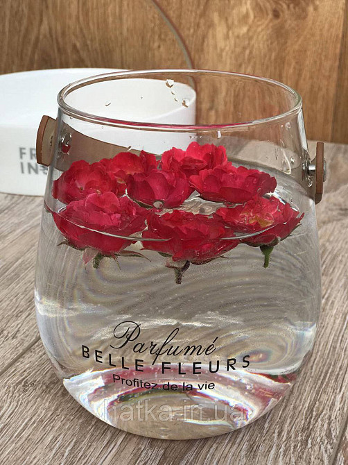 Кашпо ваза "Скляний глянець" 14*12 см Olens DL21022526 Київ - фото 3