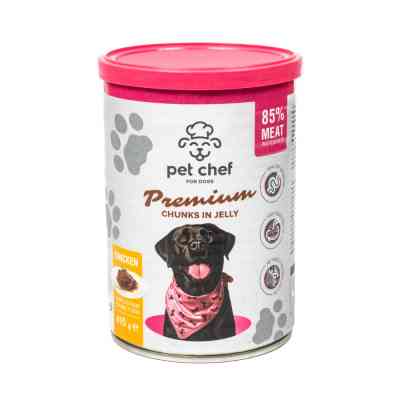 Влажный корм для собак Pet Chef С курицей 415 г (4820255193663) Винница