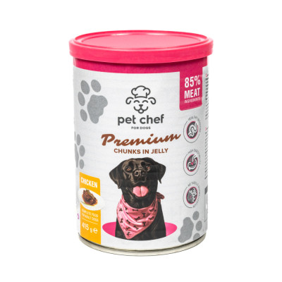 Вологий корм для собак Pet Chef З куркою 415 г (4820255193663) Вінниця - фото 5