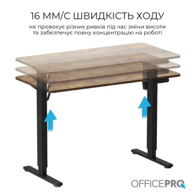 Комп'ютерний стіл OfficePro ODE1260DW Dark Wood/Black (ODE1260DW) Вінниця - фото 10