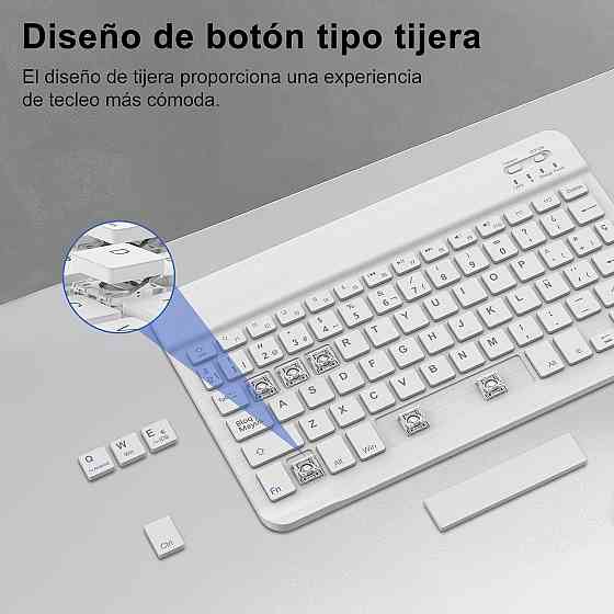 Чохол з Bluetooth клавіатурою для Lenovo Tab M11 2024 11" TB330FU, TB330XU, світло-зелений з тримачем для стилуса QWERTY Київ