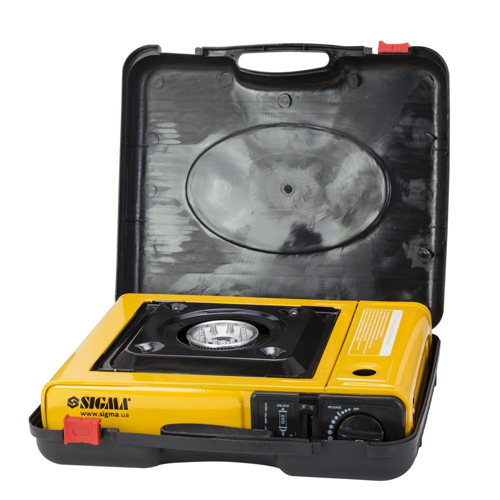 Sigma Плита газовая одноконфорочная с пьезоподжигом и адаптером (кейс) SIGMA (2903431) Киев - изображение 8