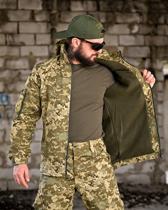 Тактичний костюм гірка retouch на флісі піксель ВТ7681 Одеса - фото 15