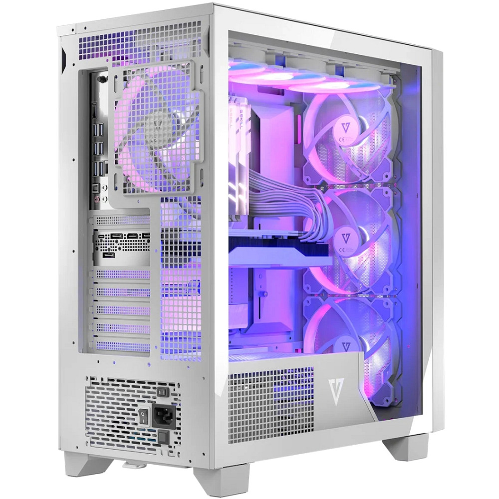 Корпус Modecom VOLCANO PERUN APEX ARGB MIDI WHITE 4x140mm fans USB 3.0x2+TYPE-C без БЖ ATX Вінниця - фото 7